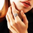 thumbnail image 2 of anillos de pareja, anillo de ángel, anillo de diablo, anillos ajustables, anillos a juego para parejas, anillos de promesa, anillos abiertos, 2 of 7