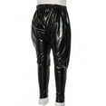 thumbnail image 6 of Aislor Kids Girls Boys Shiny Metallic Dance Harem Pant Gymnastics Athletic Leggings for Jazz Hip Hop Latin Ballet Dance, 6 of 7