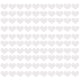 thumbnail image 4 of Wosthever 100 piezas de decoración de pared espejo acrílico corazón pegatina autoadhesiva 3D calcomanía para niños dormitorio sala de estar, plata No.02 5piezas, 4 of 6