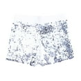 thumbnail image 4 of Women's High Waisted Stretchy Casual Summer Shorts Sequins Disco Pants Shiny Glitter Jazz Mini Stretch Dance Beach Vacation Trendy 2025 S-2XL, 4 of 5
