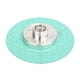 thumbnail image 1 of Disco de Diamante Al Vacío de 4 Pulgada Macarena Corte de Hoja para Lijado de Piedra de Hormigón Sierr M10 verde fina Disco abrasivo de diamante, 1 of 4