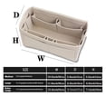 thumbnail image 4 of Cosmetic Bags Felt Cloth Handbag Organizer Insert Bag Travel Inner Purse Portable Make up Organizer, 4 of 7