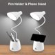 thumbnail image 3 of Led Desk Lamp Usb 14 Led Eye Protection Book Light With 3 Touch Light Button Clip Book With Modes Be, 3 of 4