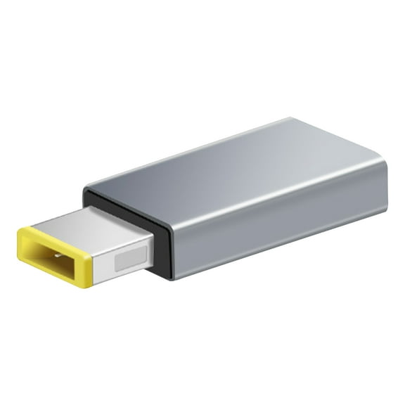 Build-in the PD  Type C PD Adapter USB C to 10*6mm Square Laptop Adapter Tip Converter for Lenovo