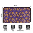 thumbnail image 5 of Halloween Witch Hats Bats and Pumpkins Door Rugs,Washable Non Slip Door Mats Indoor,Decorative Door Mats,Entry Mat Indoor for Entrance,Bedroom,Kitchen,Bathroom,30"x17", 5 of 6