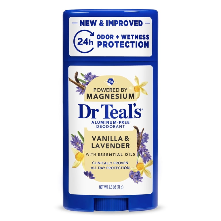 Dr Teal's Aluminum Free Deodorant, Vanilla & Lavender with