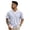 420#Light Gray, variant on Contrast V Neck Waffle Pullover Shirts for Men Lightweight Short Sleeve Casual Daily Summer Blouse Dark Green 2XL