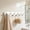 White, variant on Wall Mounted Hook Rack, 6 Hook Coat Rack for Entryway, Wooden Wall Hooks for Hanging Towels, Coats, Bags in Bathroom, Living Room, Hallway
