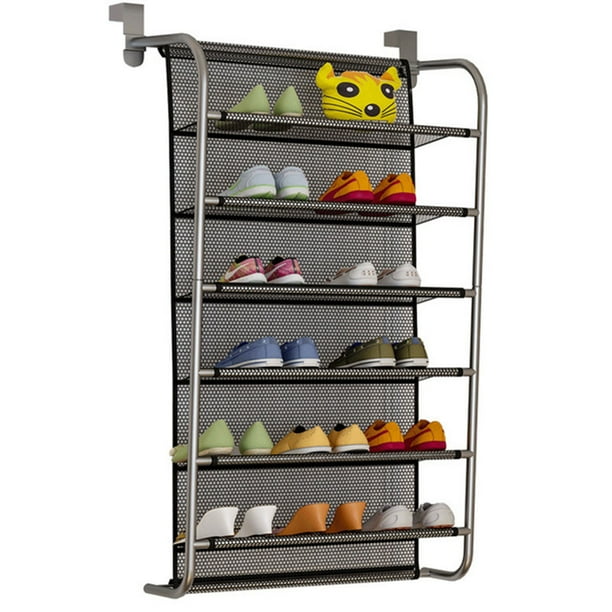 Lzndeal Over Door Hanging Shoe Rack Shoes Organizer Wall Mounted Shoe Hanging Shelf Multi Layer Household New Walmart Com Walmart Com