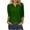 01 Green, variant on bnaln Women Tops Dressy Casual 3/4 Sleeve Shirts Crewneck Button Down Blouses Summer Tunic Tops Loose Comfy Pullover Blouse Trendy T Shirts Basic Tees Y2K Going Out Tops Streetwear