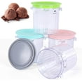 thumbnail image 1 of LAICAIW 4 Pack Ice Cream Pints and Lids Compatible with Ninja (NC100 NC101 NC200 NC201 & NC205A Series), 1 of 7