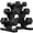 60 lb (5, 10, 15 lb) X 2 & Rack, variant on HANDBODE 100 lb Dumbbell Set Rubber Encased Hex Dumbbell Free Weights Dumbbells Set Home Weight Set with Rack 5 * 2 / 8 * 2 / 10 * 2 / 12 * 2 / 15 * 2