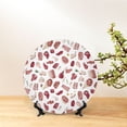 thumbnail image 6 of Honeii Different Meat Print Elegant Bone China Decorative Plate, Porcelain Plate,Art Crafts,Ceramic Ornaments for Home Office Wall Decor-8in, 6 of 6
