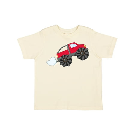 

Inktastic Red Monster Truck Action Gift Toddler Boy or Toddler Girl T-Shirt