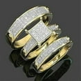 thumbnail image 3 of HOOUN Women 925 Silver Crystal Jewelry Wedding Fashion Cubic Zirconia Rings Size 6-10-#2-7, 3 of 9