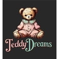 thumbnail image 5 of Teddy Dreams Boy's Black Long Sleeve Hoodie-Large, 5 of 6