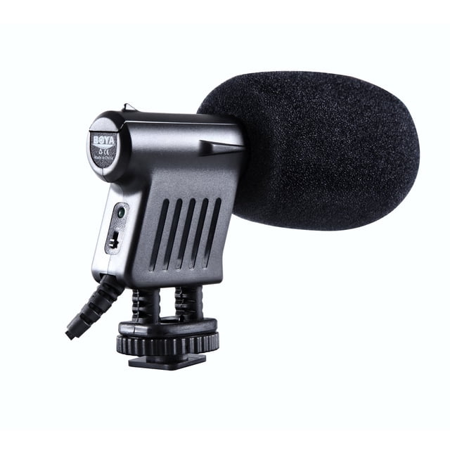 Micrófono de cámara unidireccional Boya BY-VM01 para videocámaras DSLR
