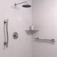 thumbnail image 2 of Keeney 16" Stainless Steel Wave Grab Bar Bathroom Handle, Polished Chrome, 2 of 10