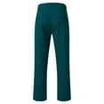 thumbnail image 4 of iOPQO Men's Pants Male Casual Business Solid Slim Pants Zipper Fly Pocket Cropped Pencil Pant Trouserscargo Pants For Men Mens Pants, 4 of 5