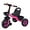 Pink, variant on DODOING Children's Tricycle, Kids Trike Toddlers Aged 6 Month and Up Push Pedal Bike, Kindergarten Stroller, Seat Can Be Adjusted Front and Back