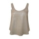 thumbnail image 3 of Playeras,Blusas y Tops,Ropa para Mujer Tallas grandes Chaleco de lentejuelas sin mangas para mujer, chaleco de tirantes para fiesta de noche para mujer (Beige, XXL), 3 of 5