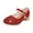 Red, variant on Akiihool Girls Shoes Dressy Heels Girl's Dress Shoes Mary Jane Wedding Party Princess Shoes for Toddler/Little/Big Kids (Red,13.5)