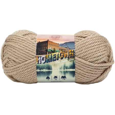 Lion Brand Hometown Yarn-Highland Park Beige