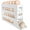Color 11, variant on 30 Eggs Egg Holder for Fridge - Auto Rolling Fridge Egg Organizer, Space-Saving Egg Dispenser Holder, 4 Tiers Fridge Egg Rack Large Capacity Egg Dispenser for Refrigerator (White)