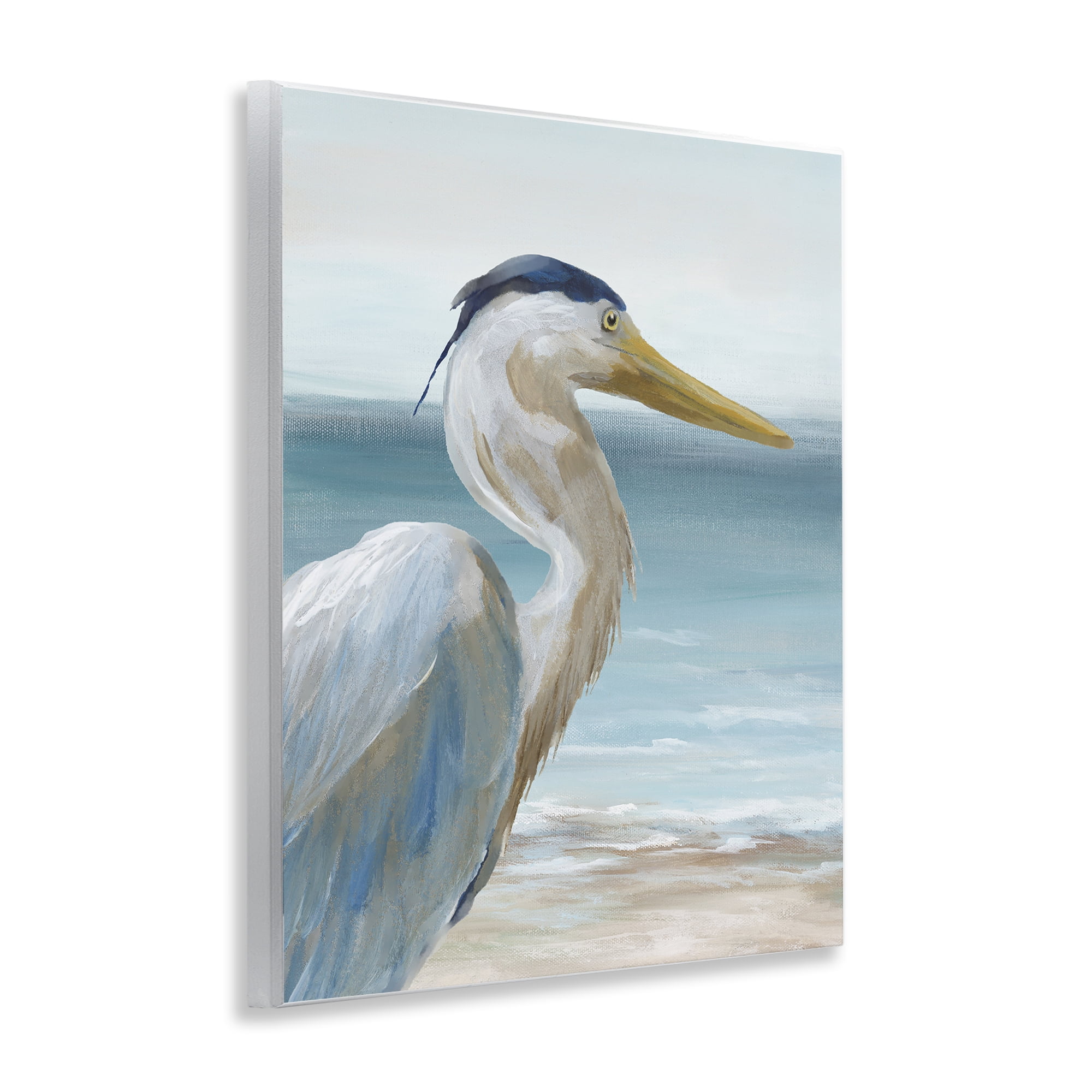 Stupell Industries Right Gazing Heron Wall Plaque Art, design by Nan