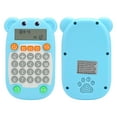 thumbnail image 4 of Arithmetic Exercise Toy, 27 Silicone Keys Digital Display Kids Math Calculator with Voice Prompt, USB Rechargeable Cute Cartoon Arithmetic Training Machine for Kids Education, 4 of 7