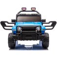 thumbnail image 3 of iRerts 12V Ride on Cars with Remote Control, Powered Ride on Toys Truck with Bluetooth, Music, MP3/USB Port, Detachable Steering Wheel, Electric Cars for Kids Boys Girls 3-6 Ages, Blue, 3 of 11