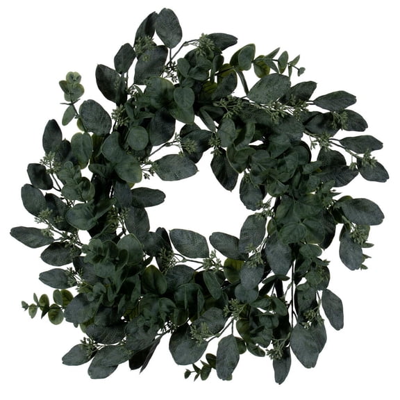 24" Green Eucalyptus Wreath