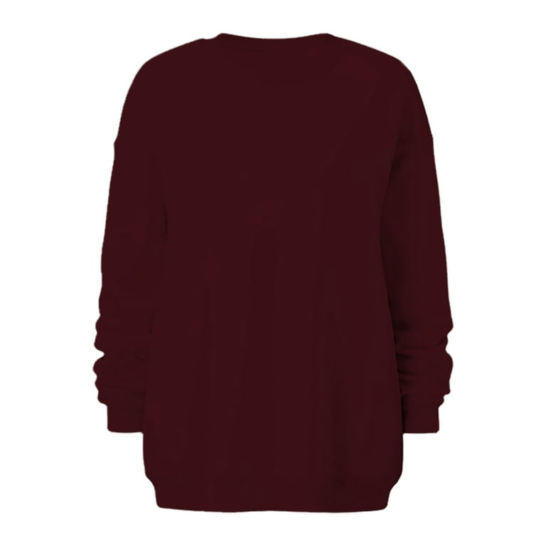 Knox Rose Color Block Maroon Burgundy Pullover Sweater Size L - 40% off