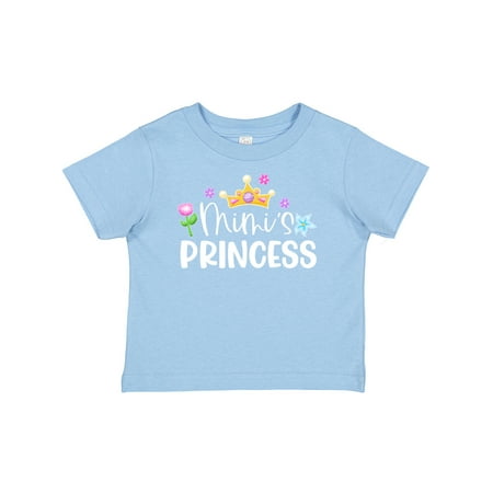 

Inktastic Mimi s Princess Crown and Flowers Gift Baby Girl T-Shirt