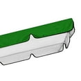 thumbnail image 1 of Waterproof Swing Canopy Awning Kit Outdoor Garden Swing Canopy Cover Swing Chair Cover Green, 1 of 9