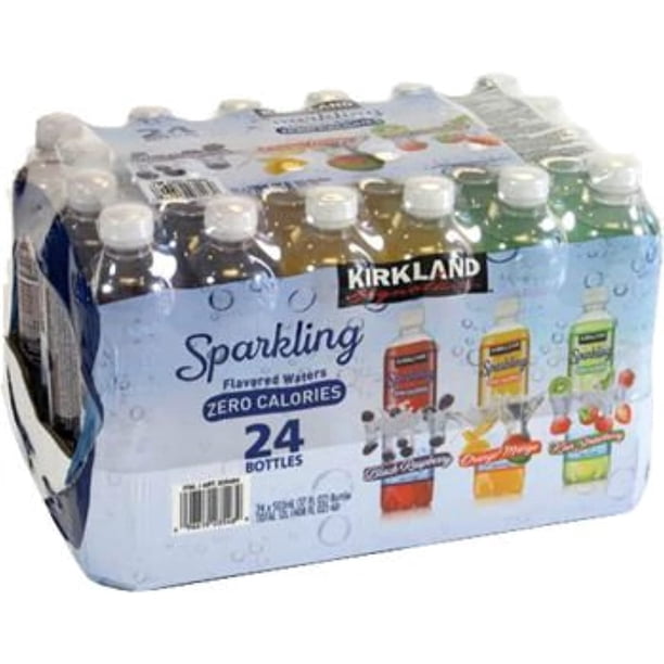 Kirkland Signature Sparkling Water 17 Oz. Bottle Variety 24Pack