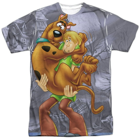 Scooby Doo Scooby And Shaggy Mens Sublimation Polyester Shirt