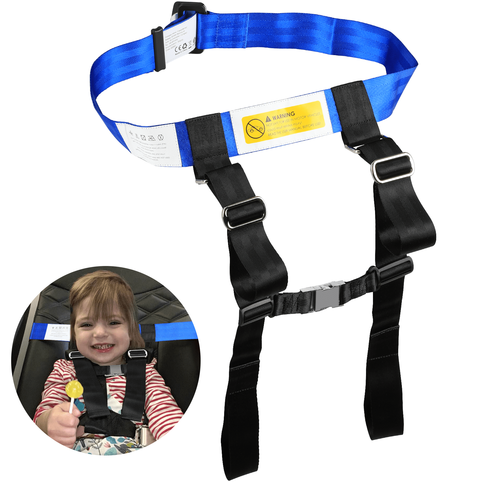 Cares Harness for Toddlers, Airplane Travel Essentials Kids, Child Portable  Airplane Safety Travel Harness, Baby Airplane Accessories (Gray)