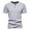 Gray 2, variant on Mens Deep V Neck Short Sleeved T Shirt Cotton Elastic Bottoming Shirt Small Stand Up Collar In Summer
