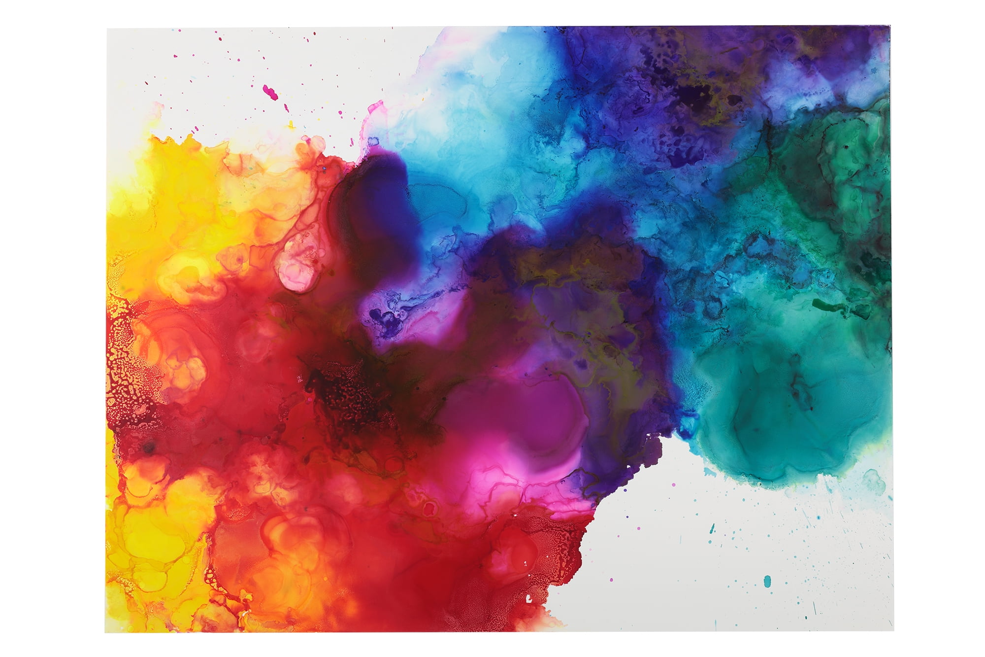 Artfinity Alcohol Ink - Fire Set, 8 Pieces | 10 Sheets 9x12" Multimedia Paper | Fast-Drying, Permanent, Transparent Alcohol Inks for Gloss Paper, Glass, Metal | 25 ml  Bottles