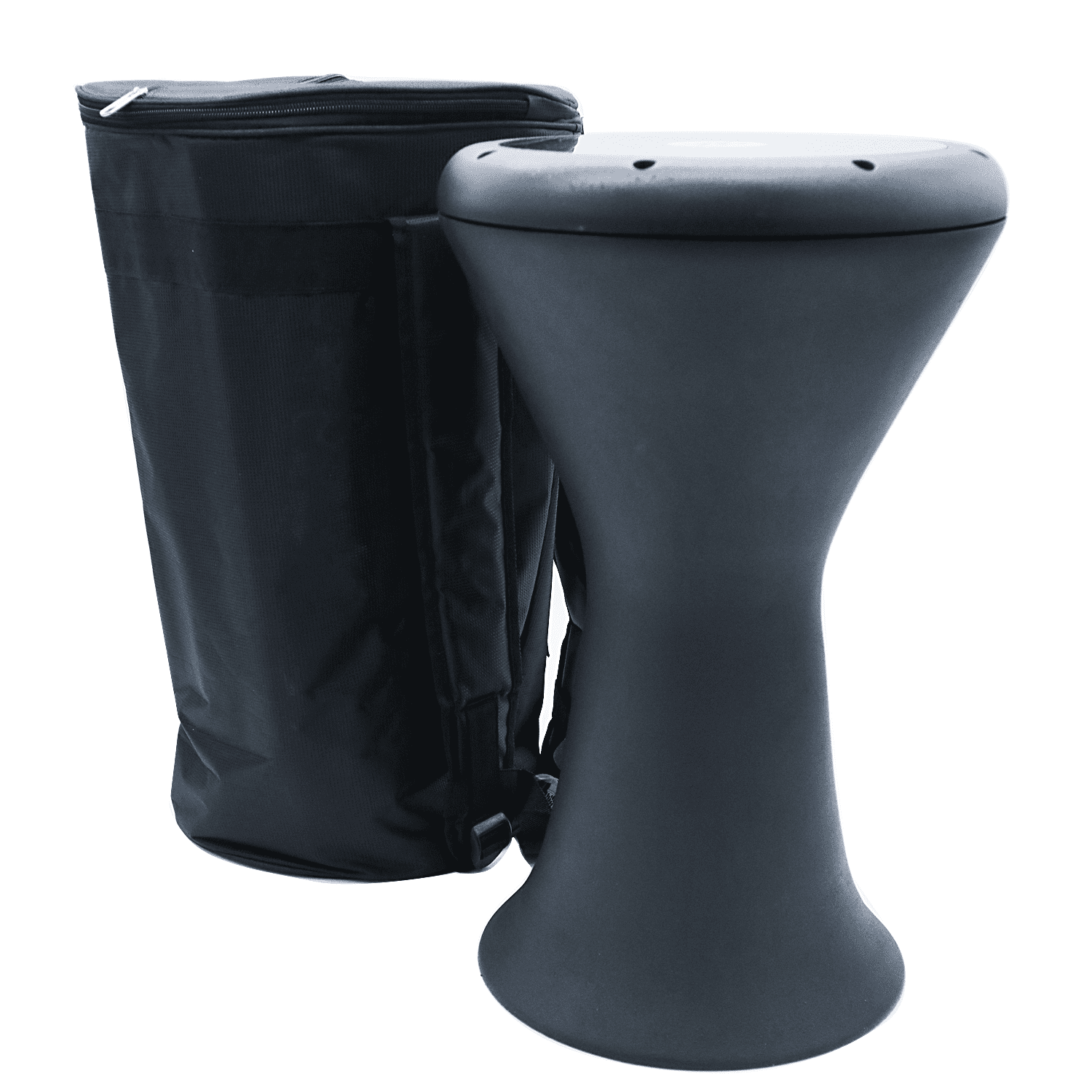 The 18'' Zaza Percussion Horizon Sombaty Egypt Darbuka- Black-9''