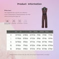 thumbnail image 4 of YiZYiF Men's Retro 70s Outfit Shiny Metallic Plaid Disco Costume Music Star Singer Dance Jumpsuit Black XXL, 4 of 4