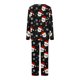 thumbnail image 5 of Puntoco Conjuntos de pijama cómodos para mujer Conjunto de pijama informal con cuello en V y pantalones largos con estampado navideño para mujer, 5 of 5
