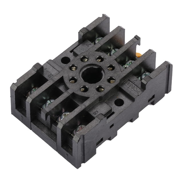Oubit Prise de Support de Relais PF085A 300V 7A 8Pin Support de Relais Pin Socket Base Finement Réglée Performance
