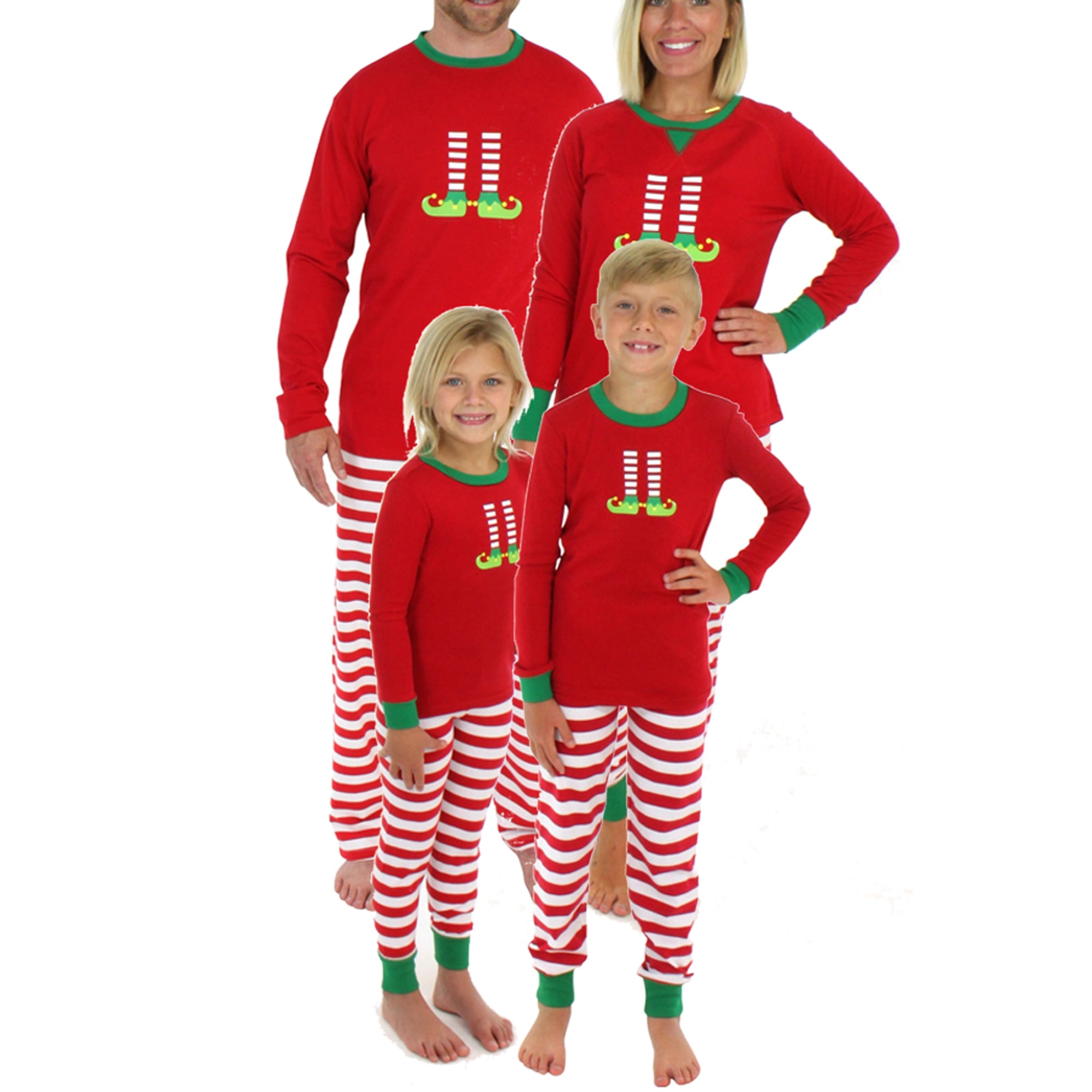 Family Matching Pajamas Christmas Jammies Clothes Cotton Holiday Nightwear Household Sleepwear Sets Long Sleeve Pjs 