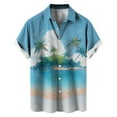 thumbnail image 2 of ZZHZGZ Late July Mens White Button down Men's Short Sleeve Shirt Summer Casual 3D Printing Hawaii Short Sleeve Shirts Late July 3X Mens Graphic T-Shirt Xxxl, 2 of 5