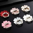 thumbnail image 3 of Sidaley Soporte Universal para anillo de dedo de teléfono con flores, accesorios portátiles para teléfono para iPhone, Huawei, soporte para anillo Teléfono y Comunicación negro, 3 of 6
