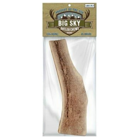 UPC: 0015958979735 | BIG SKY AT188 Dog Treats Split Antler Chew Large – Quantity 1
