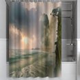 thumbnail image 6 of Shower Curtain,Shower Curtain 70x70 Inch With 12 Plastic Hooks Waterproof Shower Curtain Bathroom Heavy Side Shower Curtain Machine Washable Quick Dry, 6 of 8