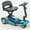 Sea Foam Blue, variant on EV Rider Automatic Folding Scooter with Remote Lithium Power Mobility - Sea Foam Blue